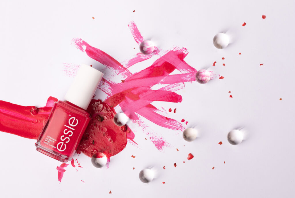 Werbefotografie: Pinker Essie Nagellack